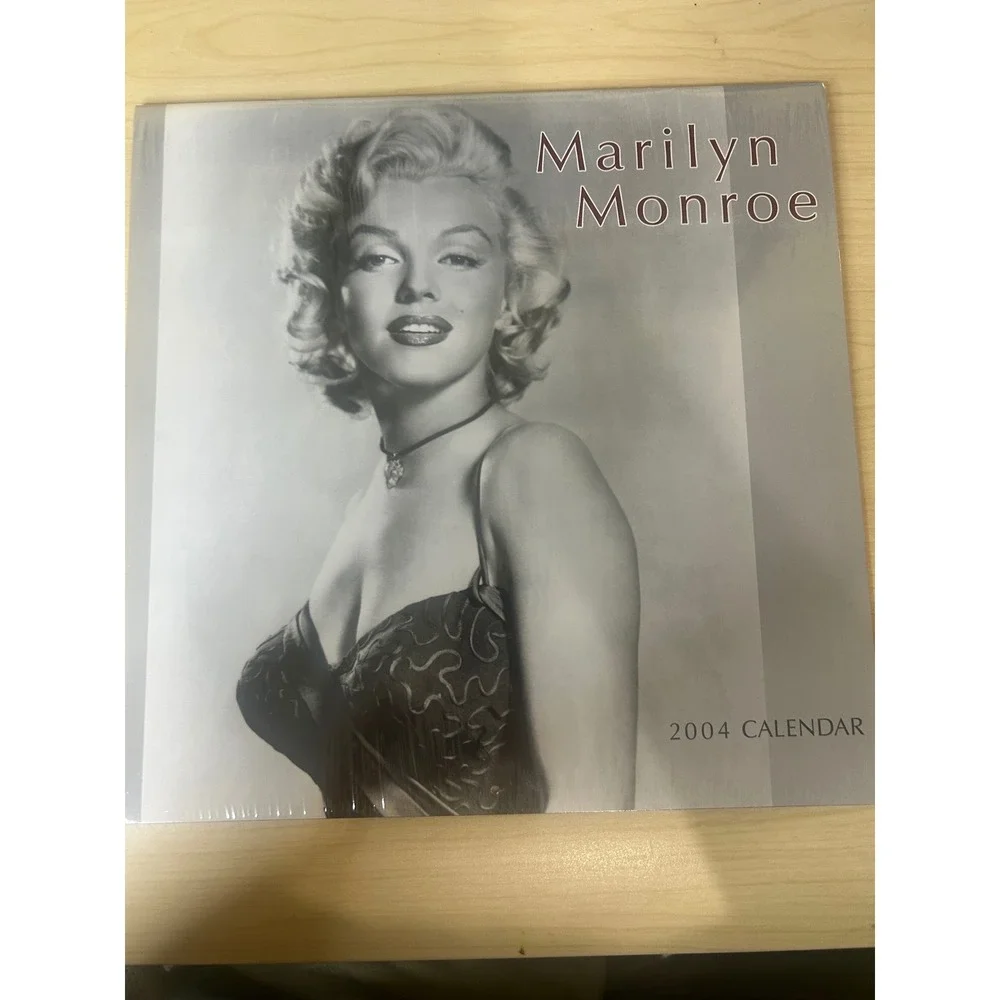 Marilyn Monroe 2004 Wall Calendar FACES Vintage Sealed Black White Photography
